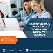Hire Professional Shopify Website Development Company In Montreal